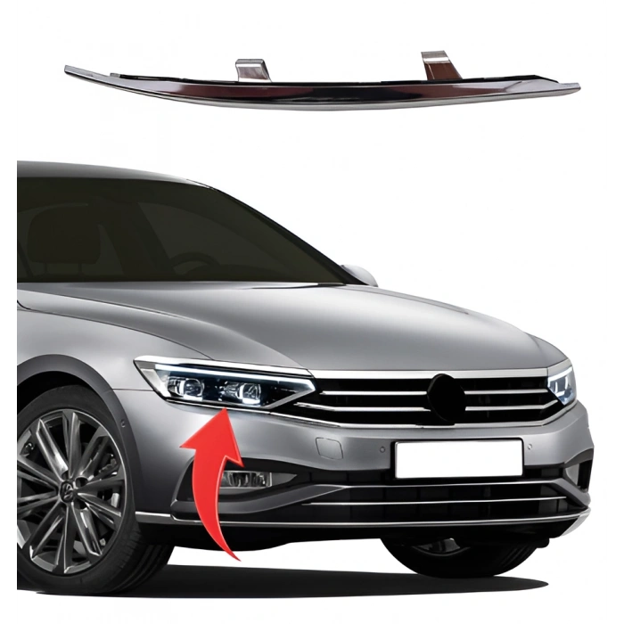Vw Passat B8.5 2019 Sonrası Far Alt Nikelajı Sağ 3G0941120E
