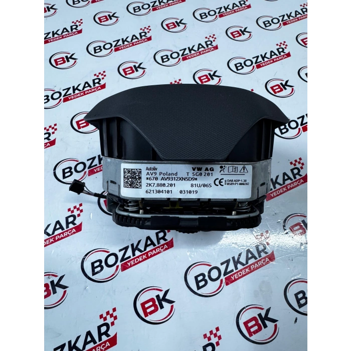 VW PASSAT B8 ARTEON CADDY DİREKSİYON AİRBAGI SİYAH 2K7880201