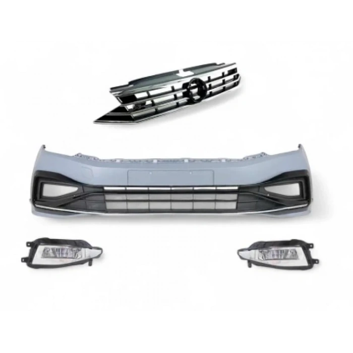 Vw Passat B8 R-Line Ön Tampon Set B8.5 Tip 2015-2019 3G0807217P
