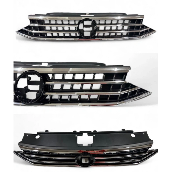 Vw Passat B9 2019-2024 Ön Panjur R-Line Full Krom 3G0853651L