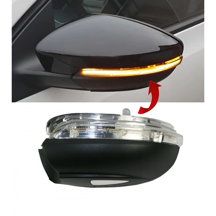 Vw Passat CC 2010-2017 Sol Ayna Sinyali Ampullü Çevre Aydınlatmalı 3C8949101E