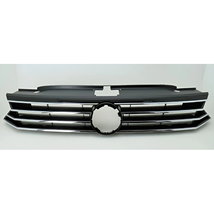 Vw Passat Highline 2015-2019 Ön Panjur Full Kromlu Parlak Siyah 3G0853651A