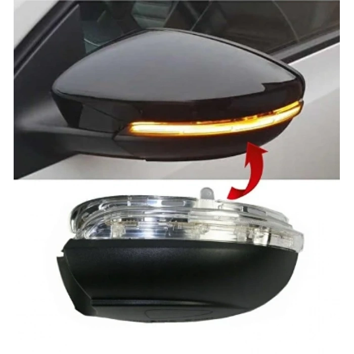 Vw Passat Scirocco Sol Ayna Sinyali 2009-2015 3C8949101D