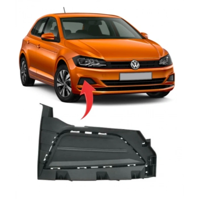 Vw Polo Ön Tampon Kapağı Sağ 2018-2020 2G0853666F