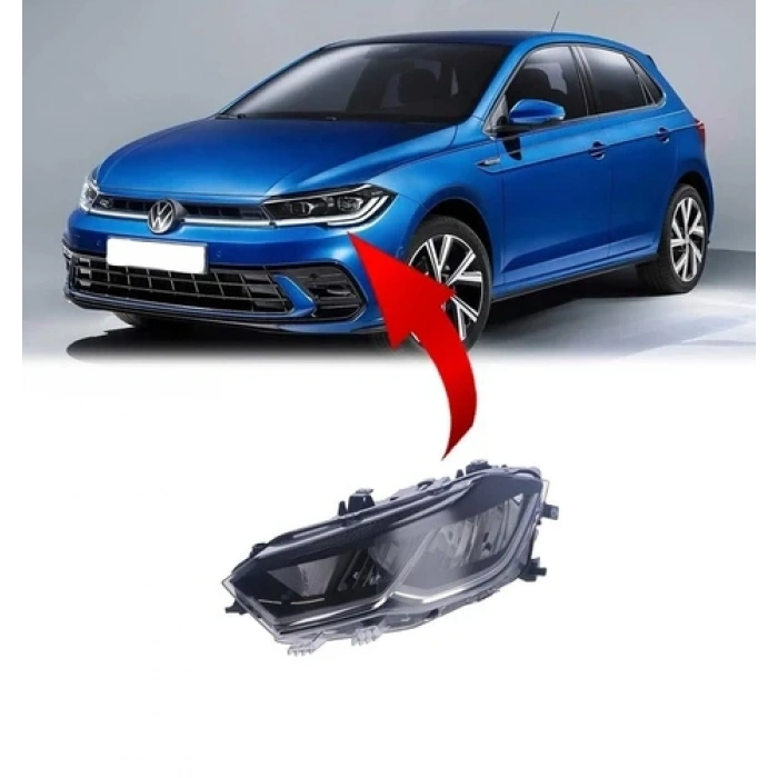 Vw Polo Sol Ön Far Komple Ledli 2021-2024 2G1941005C