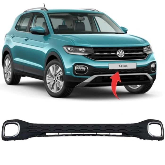 Vw T-Cross Orta Izgara Kromlu Style Paket 2019-2023 2GM853677