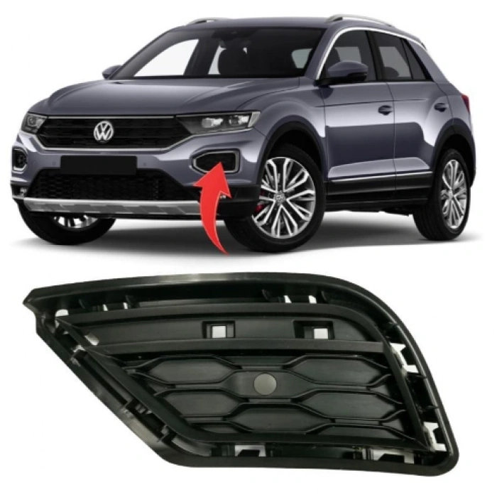 Vw T-Roc 2018-2021 Arka Tampon Kapağı Sol 2GA807245B