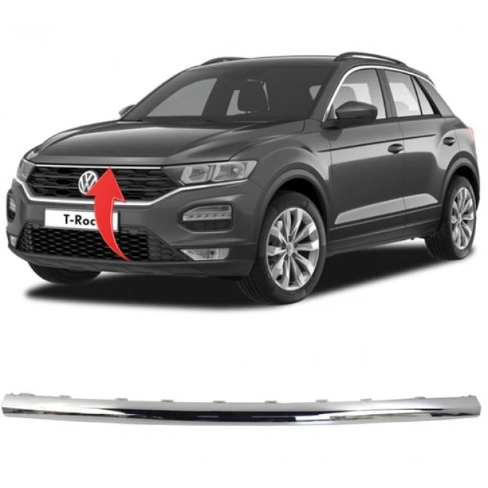 Vw T-Roc Ön Panjur Orta Kromu Üst 2018-2021 2GA853101