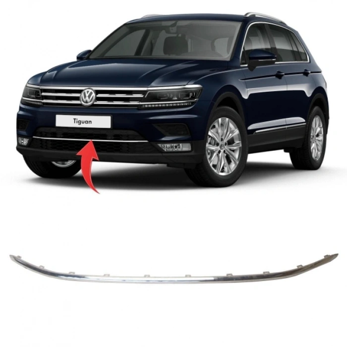 Vw Tiguan Ön Tampon Çıtası Krom 2017-2020 5NA853101