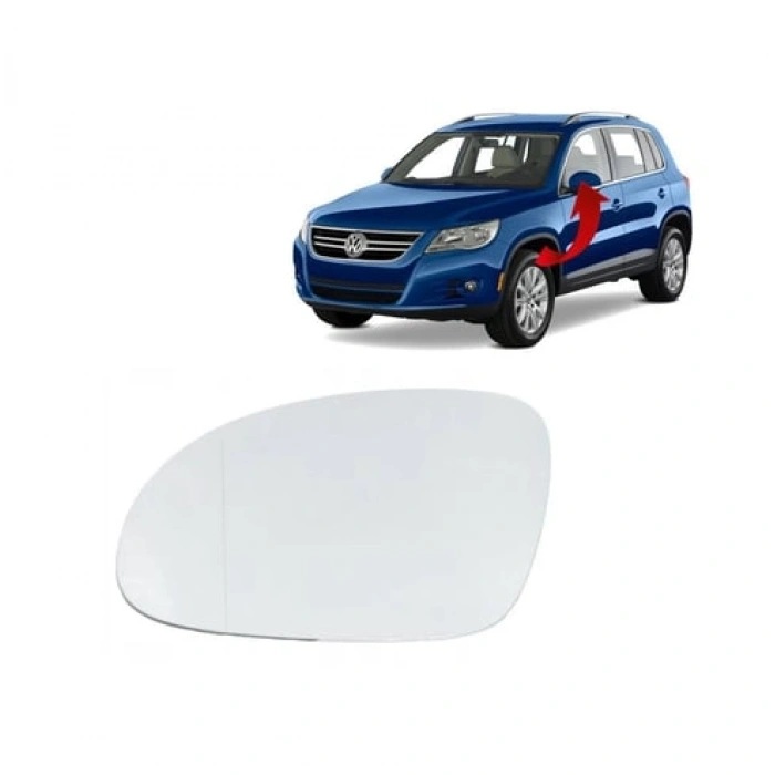 Vw Tiguan Sol Ayna Camı 2008-2015 5N0857521