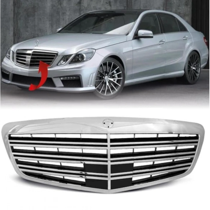 W221 S65 Amg 2009-2013 Ön Panjur Krom Siyah 2218800683