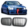 Bmw E36 1997-1999 Ön Panjur Set Mat Siyah 51138195151/152