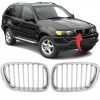 Bmw X5 E53 2000-2003 Ön Panjur Set Krom 51138250051/52