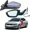 Skoda Octavia 2013-2017 Sol Ayna Komple Katlanır 9 Pin 5E1857507H