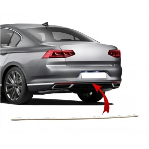 Vw Passat B8.5 2020>> Arka Tampon Orta Kromu 3G0853835