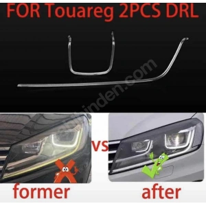 volkswagen touareg 16-18 1 farlık led cubugu