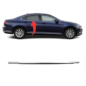 Vw Passat B8 2015-2019 Cam Sıyırıcı Fitil Arka Sağ Kromlu  3G9839478A