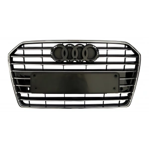 Audi A6 Ön Panjur Kromlu Parlak Siyah 2015-2018 4G0853651AE