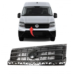 Vw Crafter Ön Panjur Saten Siyah 2017>> 7C0853653J