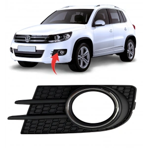 Vw Tiguan 2012-2015 Ön Tampon Izgarası Sol Sisli Nikelajlı 5N0853665H