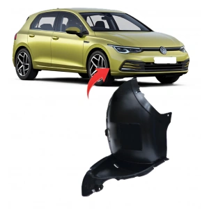 Vw Golf 8 Sağ Çamurluk Davlumbazı Önün Önü  5H0805912H