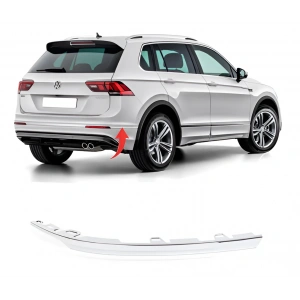 Tiguan R Line 2017>> Sağ Arka Tampon Köşe Kromu 5NA853842 2ZZ