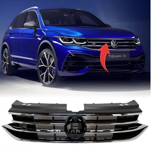 Tiguan R-Line 2020-2024 Ön Panjur Kromlu Parlak Siyah 5NA853651BF
