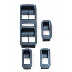 Vw Polo 2010-2014 Cam Düğme Çerçevesi 4Lü Set 6R0867255K