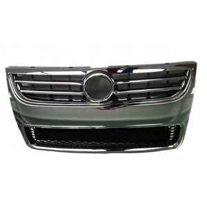 Vw Touareg 2007-2010 Ön Panjur Parlak Krom Çerçeve Saten Siyah Komple 7L6853651K