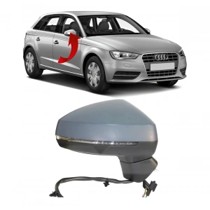Audi A3 Hb 2012-2019 Sağ Ayna Komple Katlanır 8V1857410G