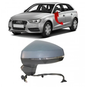Audi A3 Hb 2012-2019 Sol Ayna Komple Katlanır 10 Pin 8V1857409G