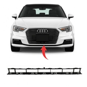 Audi A3 HB Ön Tampon Alt Orta Izgara 2016 Sonrası 8V3807647B