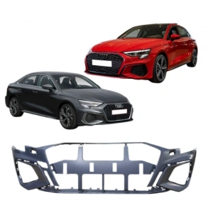 Audi A3 S-Line 2021-2025 Ön Tampon Far Yıkamalı 8Y0807065B GRU