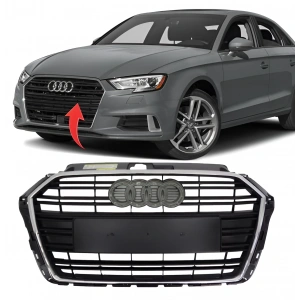 Audi A3 Sedan-HB 2017-2020 Ön Panjur 8V3853651AA