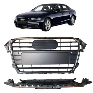 Audi A4 Ön Panjur Krom Çerçeve Sensörlü 2012-2015 8K0853651E 1QP