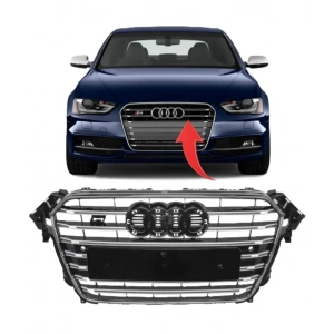 Audi A4 S4 2012-2015 Ön Panjur Kromlu 8k0853651E T94