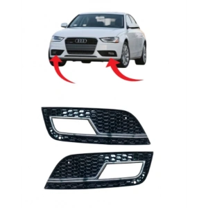 Audi A4 Sis Kapağı Set Piano Black 2013-2015 8K0807681/8K0807682
