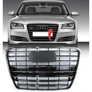 Audi A8 2010-2013 Ön Panjur 4H0853651H
