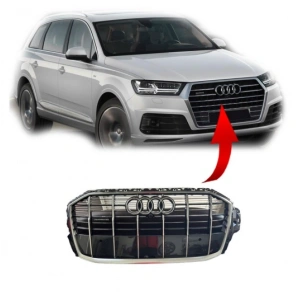 Audi Q7 S-Line 2016-2022 Ön Panjur Kromlu 4M0853651AH