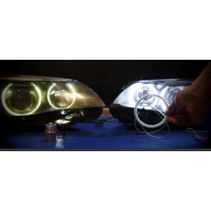 BMW E60 2004-07  ANGEL MASKE  1 FARLIK LED CUBUGU