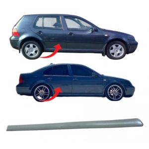Golf4-Bora Kapı Çıtası Arka Sağ Boyanır 1998-2004 1J4853754G