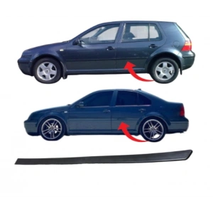 Golf4-Bora Kapı Çıtası Arka Sol Saten Siyah 1998-2004 1J4853753D