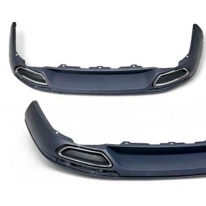 Passat 2015-2019 Arka Tampon Spoileri Highline Full Kromlu Set 3G0807521H