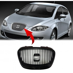 Seat Leon 2009-2012 Ön Panjur Siyah Çerçeve 1P0853651A 9B9