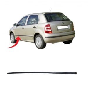 Skoda Fabia 2000-2008 Kapı Çıtası Ön Sol Saten Siyah 6Y0853515 B41