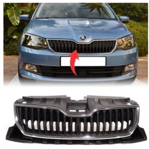 Skoda Fabia Ön Panjur Kromlu 2015-2018 6V0853653