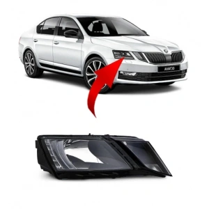 Skoda Octavia 2017-2020 Ön Far Sağ Düz 5E1941016C