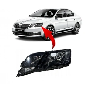 Skoda Octavia 2017-2020 Ön Far Sol Düz 5E1941015C