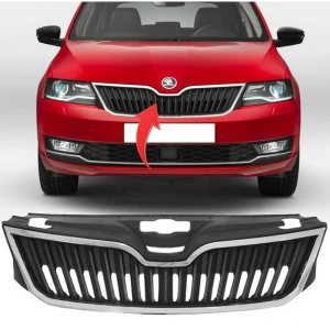 Skoda Rapid 2013-2023 Ön Panjur Kromlu 5JA853651 9B9