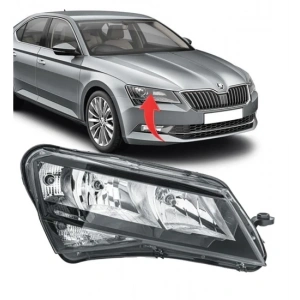 Skoda Superb 2015-2019 Sağ Far Halojen 3V1941016